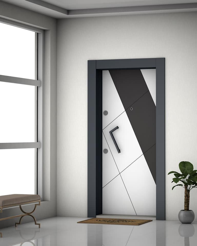 DELUXE EĞİK GÖRÜNÜM ÇELİK KAPI (STEEL DOOR)