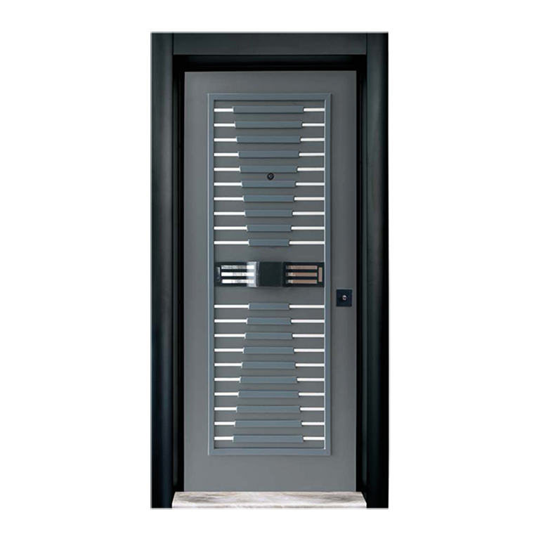 DELUXE ÇİZGİLİ TASARIM ÇELİK KAPI (STEEL DOOR)