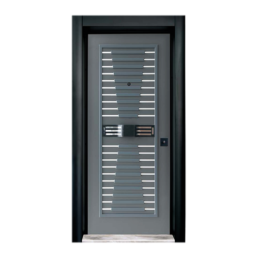 DELUXE ÇİZGİLİ TASARIM ÇELİK KAPI (STEEL DOOR)